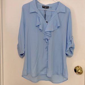 Karl Lagerfeld Blouse, Size Large, New With Tags